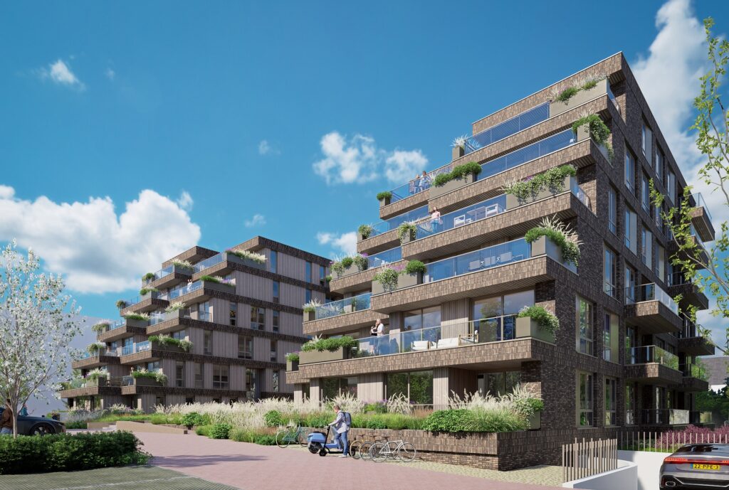 Groenpoort | 42 appartementen | Afbeedlingen impressie