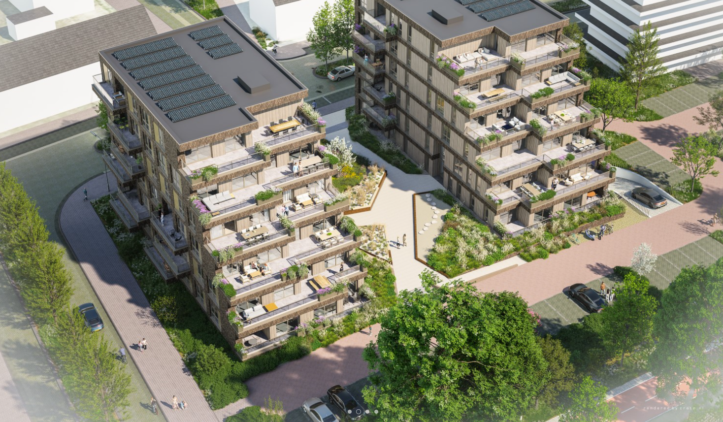 Groenpoort | 42 appartementen | Afbeedlingen impressie