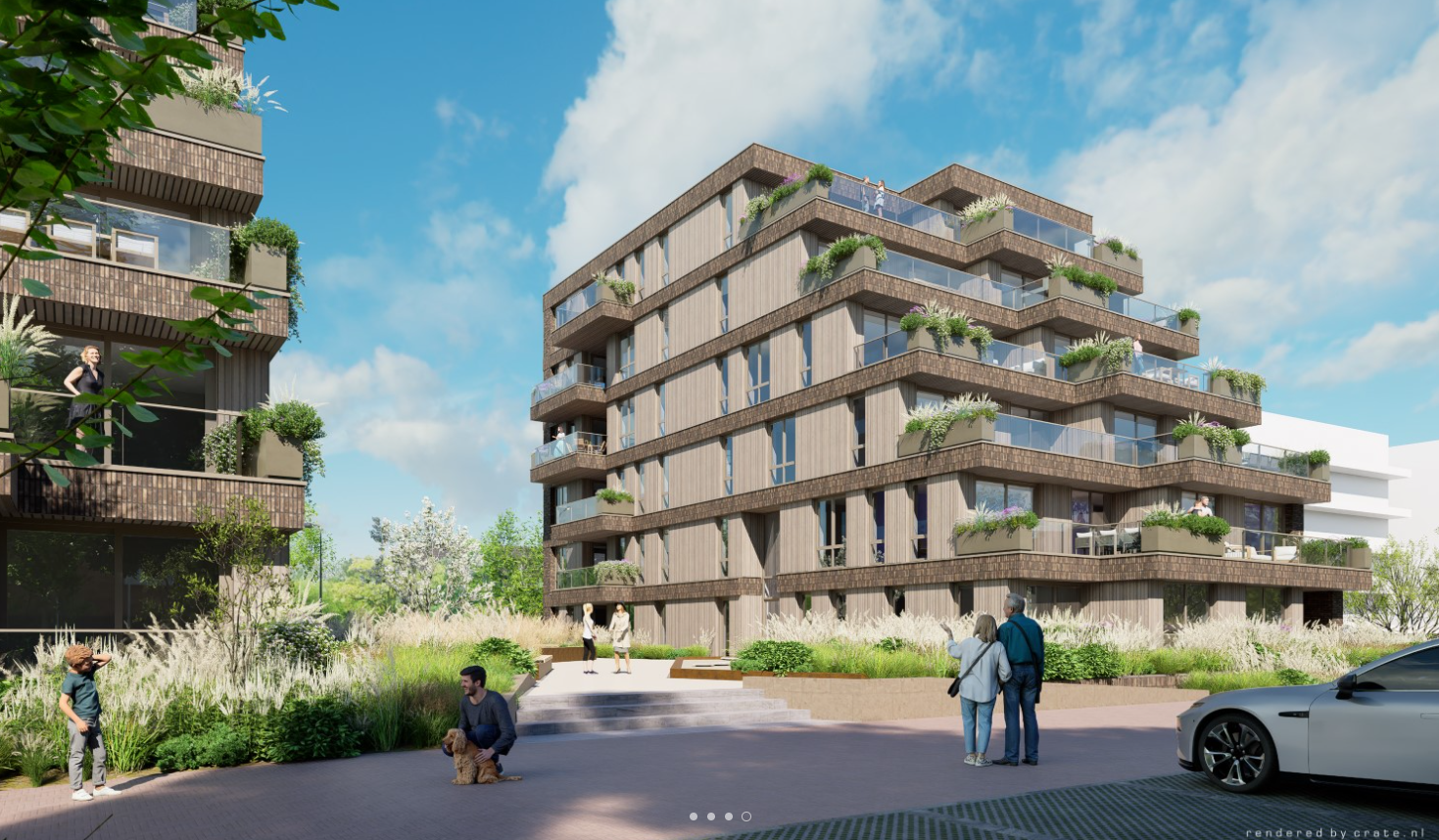 Groenpoort | 42 appartementen | Afbeeldingen Impressie